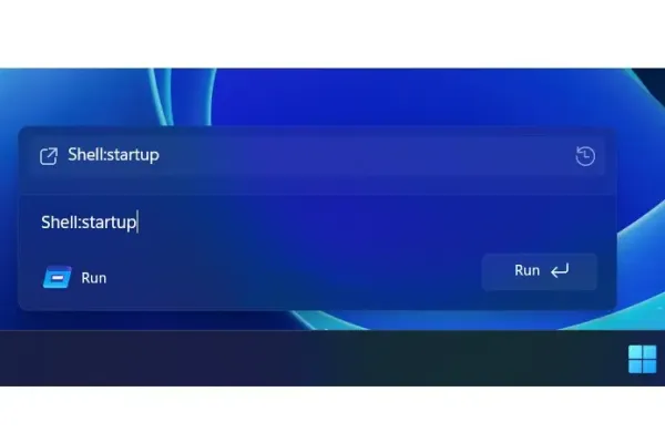 Обновлённый диалог «Выполнить» для Windows 11