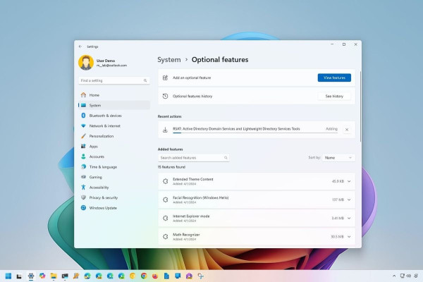 Добавление инструментов RSAT в Windows 11 через приложение Параметры