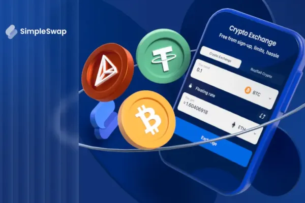 SimpleSwap запускает удобное приложение для криптовалют