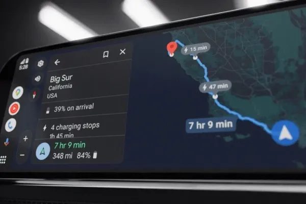 Android Auto добавляет кнопку отчета в Google Maps