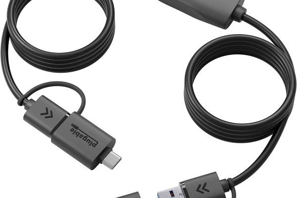 Plugable выпустила кабель для передачи данных USB 3.0 с адаптером USB-C
