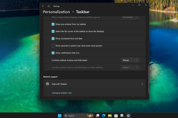 Новая скрытая настройка Windows упрощает отображение даты и времени