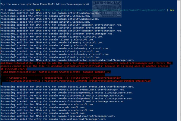 Конфиденциальность, безопасность, защита данных: новый скрипт PowerShell