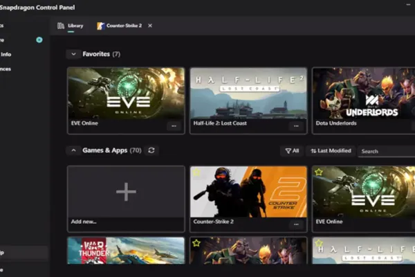 Qualcomm улучшает поддержку Windows игр на Snapdragon