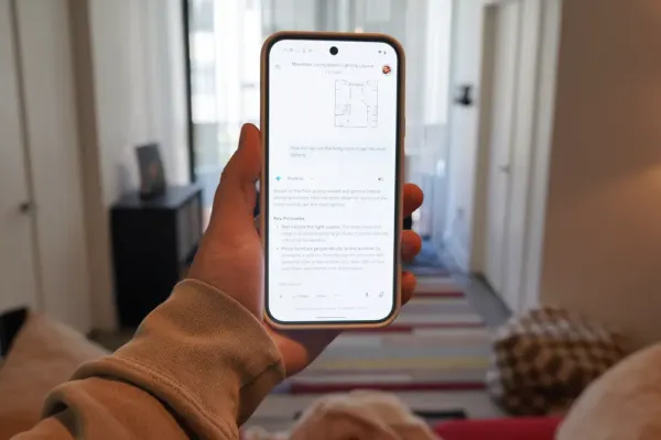 Gemini помогает в дизайне интерьера со смелыми идеями
