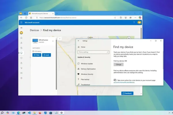 Как Windows 10 помогает находить устройства с Find My Device