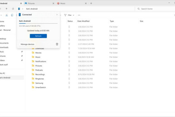 Microsoft представила новую функцию удаленного доступа к файлам на Android