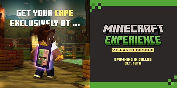 Experience MOD и Mojang Studios запустят Minecraft Experience в Далласе