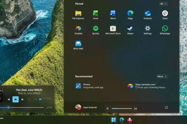 FluentFlyout улучшает управление мультимедиа в Windows 11