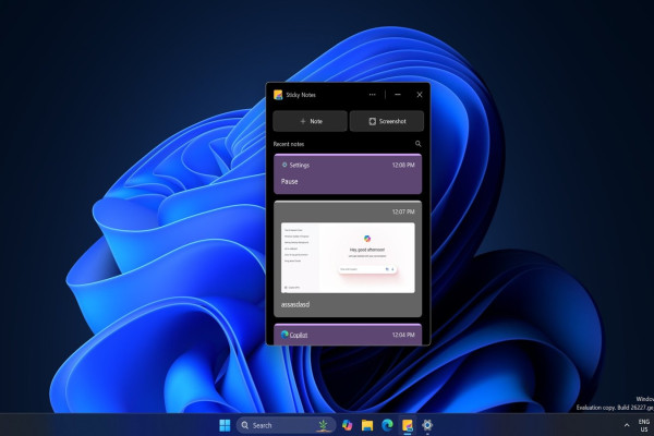 Microsoft запускает новое приложение Sticky Notes с интеграцией OneNote
