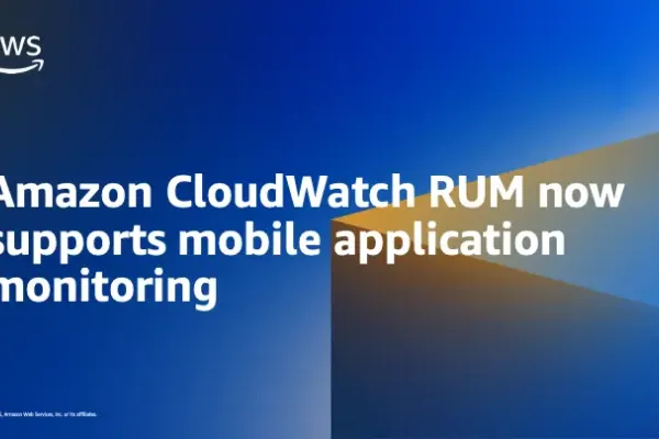 CloudWatch RUM теперь поддерживает мобильный мониторинг