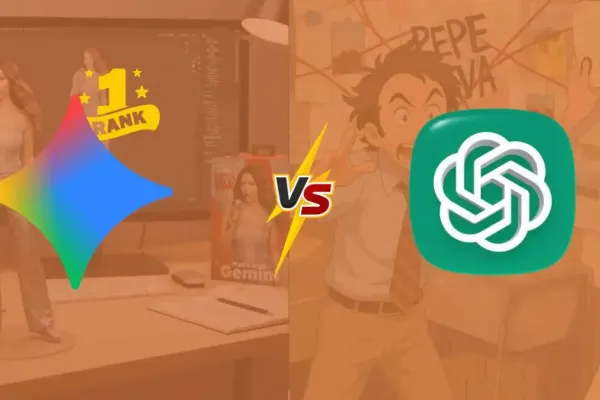Google Gemini опережает ChatGPT с трендом Nano Banana