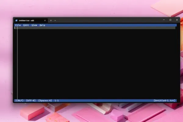Microsoft интегрирует Edit в Windows 11