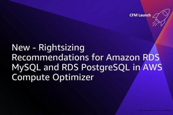 AWS Compute Optimizer предоставляет рекомендации для Amazon RDS баз данных