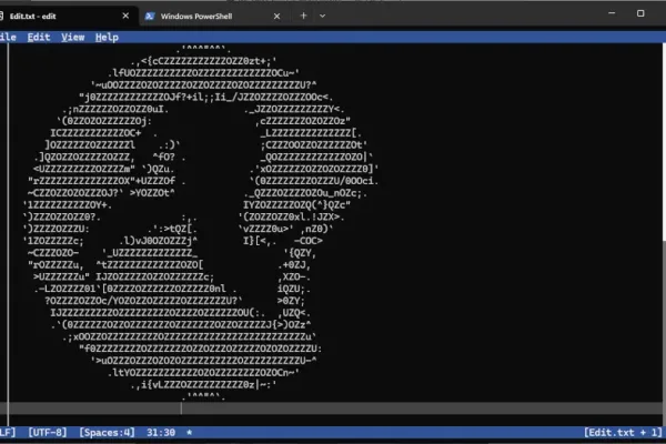Возвращение текстового редактора Edit в Windows