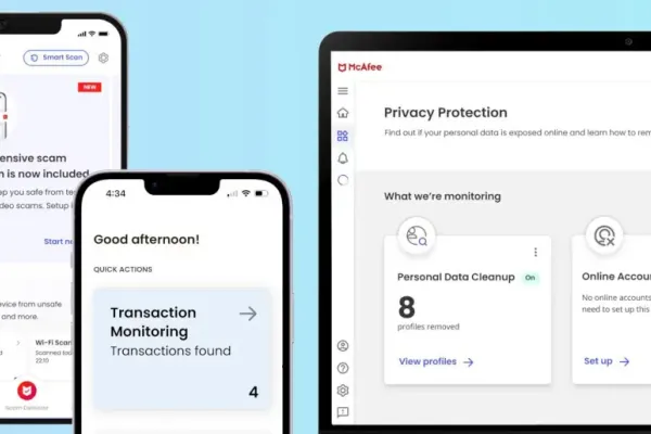 McAfee+ объединяет защиту личности и антивирус