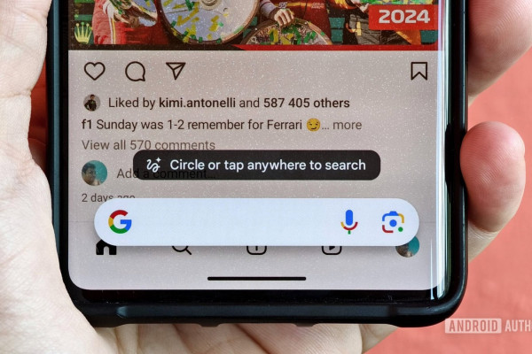 Google тестирует аудиопоиск для функции Circle to Search на Android