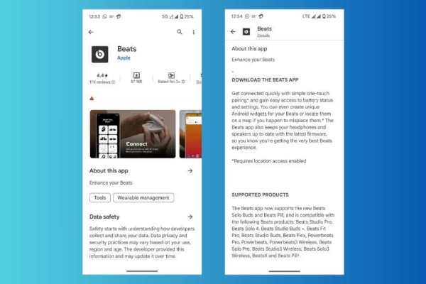 Apple обновила приложение Beats для Android с новыми функциями управления