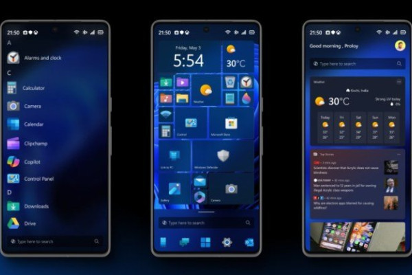 Прототип Windows телефона 2024: обновленный интерфейс и новые функции