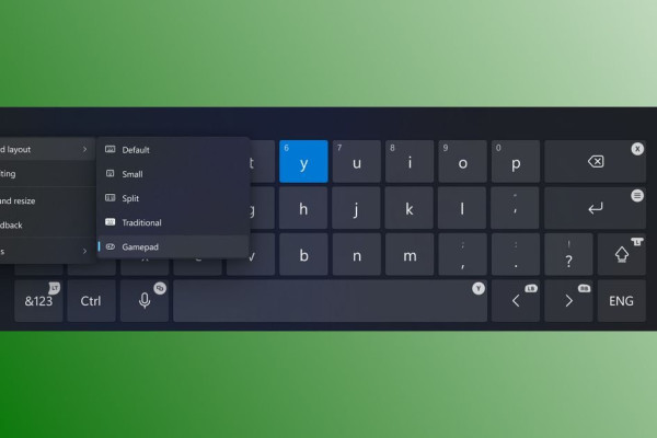 Microsoft тестирует клавиатуру для геймпадов в Windows 11