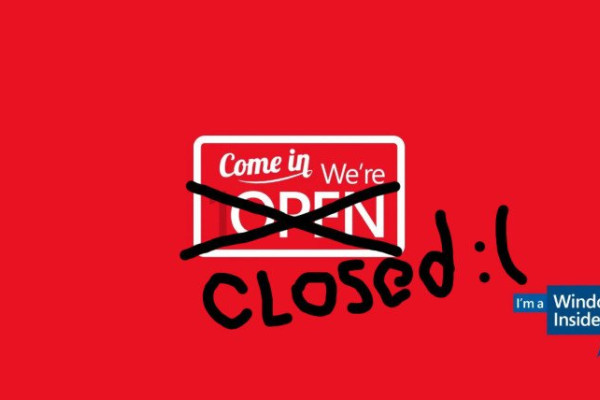 Проблемы с подключением на странице настроек Windows Insider Program