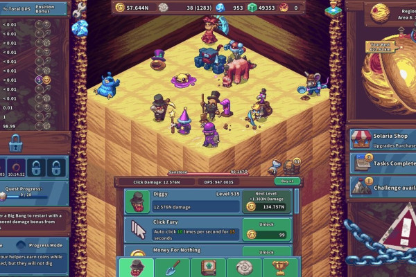 Click Click Dig выпустила демо с новым персонажем Diggy