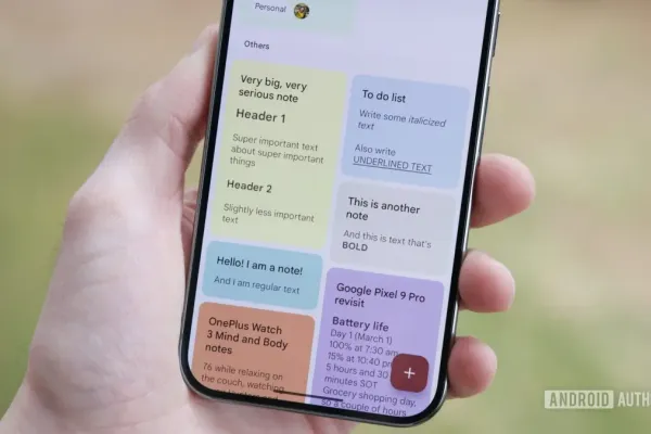 Google Keep: эффективная организация для повседневных заметок