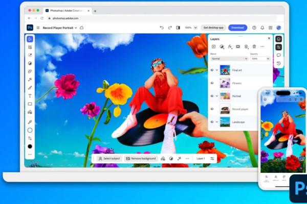 Adobe запускает приложение Photoshop для iOS и Android
