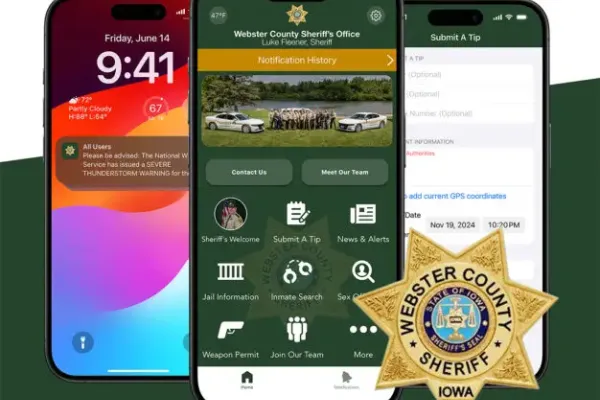 Шериф Округ Вебстер: приложение для безопасности