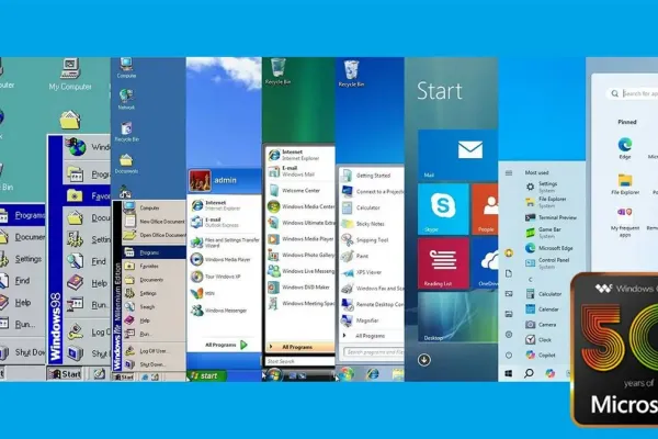 Пусковое меню: эволюция и влияние Microsoft