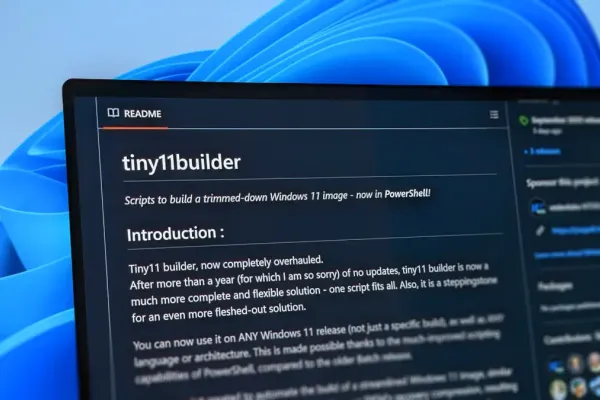 Обновление Tiny11 позволяет установить Windows 11 на старые ПК