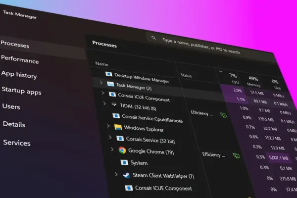Исправление ошибки в Диспетчере задач после обновления Windows