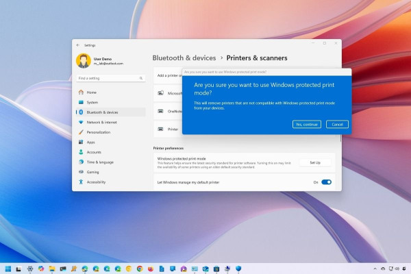 Microsoft выпустила обновление Windows 11 2024 с новым режимом печати