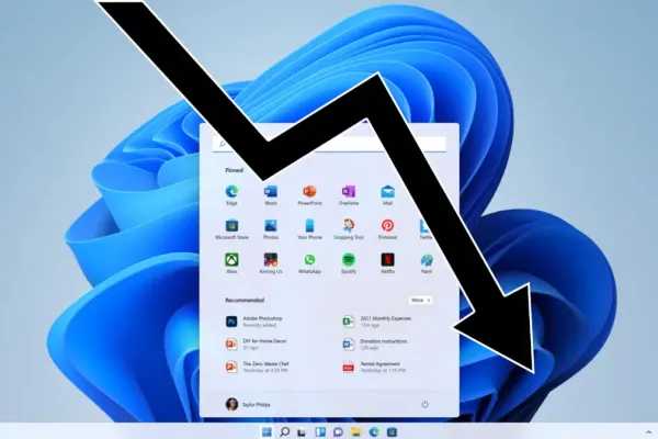 Windows 11: снижение производительности игр из-за обновления