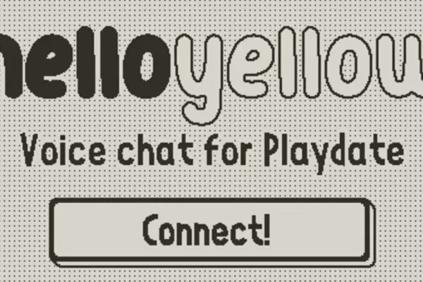 Приложение helloyellow выпущено для Playdate