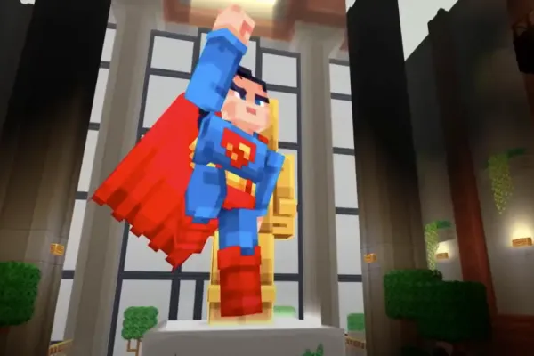 Новый DLC по Супермену получил выпуск в Minecraft