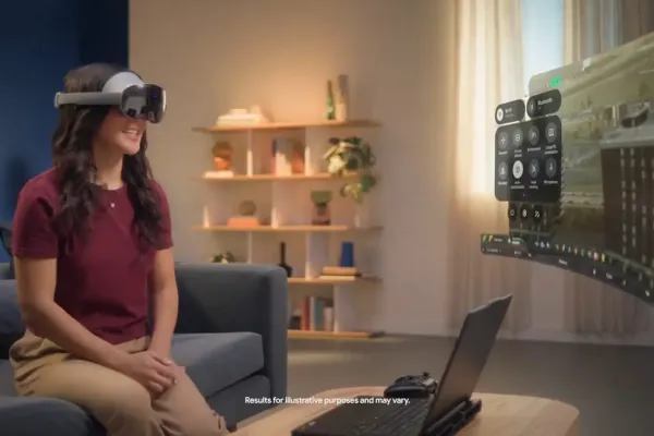 Автопространственное восприятие превращает 2D в 3D на Android XR