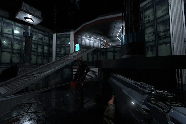 Моддер Bloodshot1 воссоздал E1M1 в Doom Eternal с модом Pistol Restoration