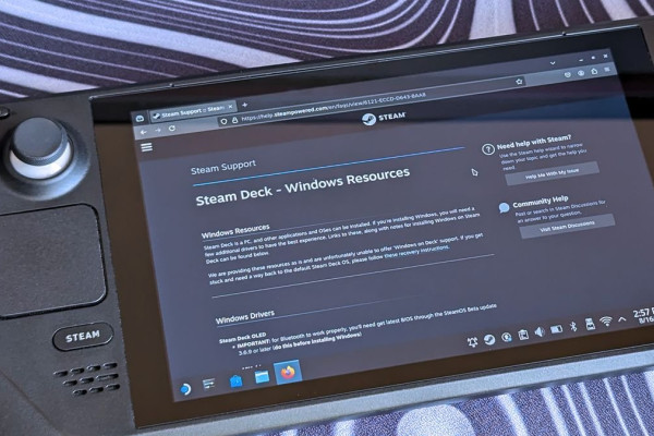 Valve выпустила новые драйверы Windows 11 для Steam Deck OLED