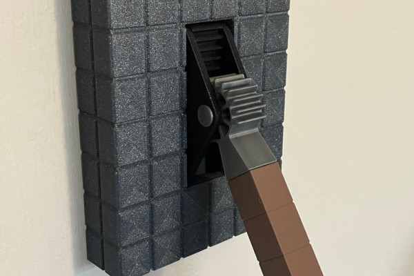 CrazyMark представил модифицированный рычаг для Minecraft Geared Switches