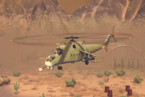 Cleared Hot завоевывает Steam с физикой и вертолетами