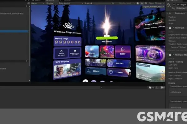 Samsung выпускает гарнитуру Android XR с поддержкой Unity 6