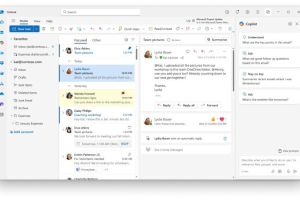 Новый Outlook от Microsoft для Windows доступен коммерческим пользователям