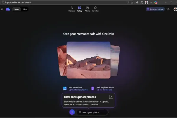 Новые возможности OneDrive для фотографий и управления
