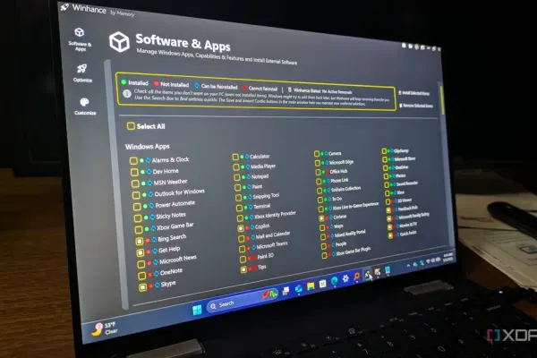 Возможности Winhance для оптимизации Windows 11