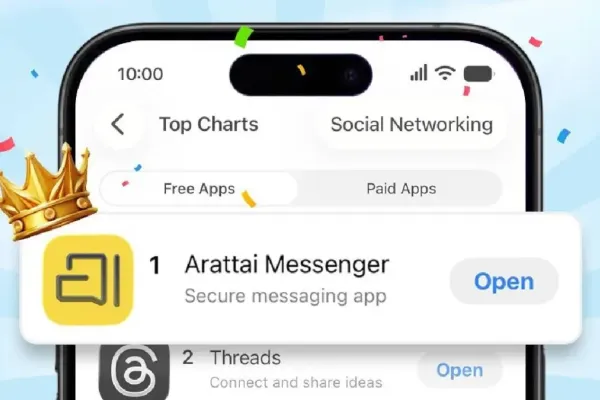 Arattai завоёвывает App Store с помощью Zoho