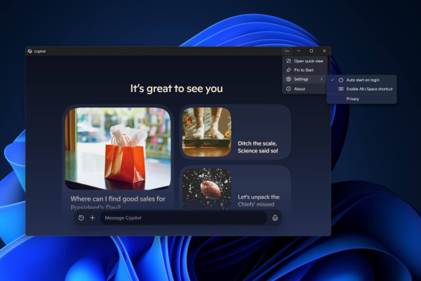 Copilot: Новая функция автозапуска улучшает опыт на Windows 11