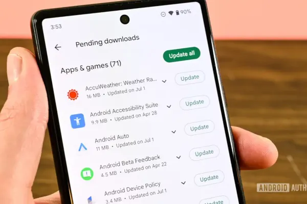 Android 16 вводит бесшовные обновления приложений
