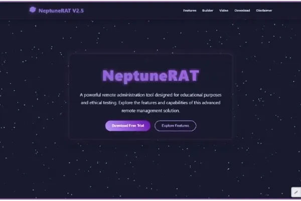Neptune RAT угрожает безопасности пользователей Windows