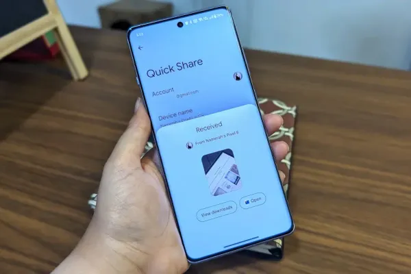 Обновлённый интерфейс Quick Share выходит за пределы Galaxy